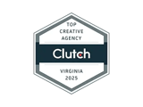 Clutch Top Creative Agency 2025 badge