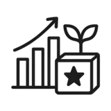 growth and brand programs icon