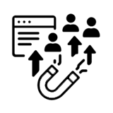 traffic and lead generation icon