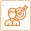 audience targeting with outreach icon