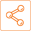 shares branded, engaging content icon