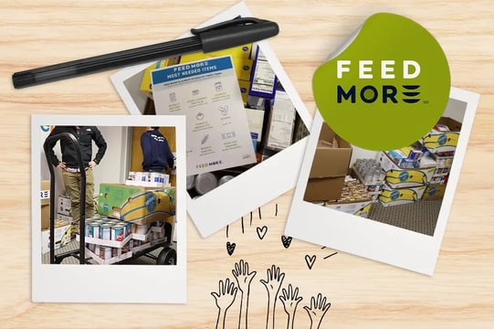 Community involvement with FeedMor donations