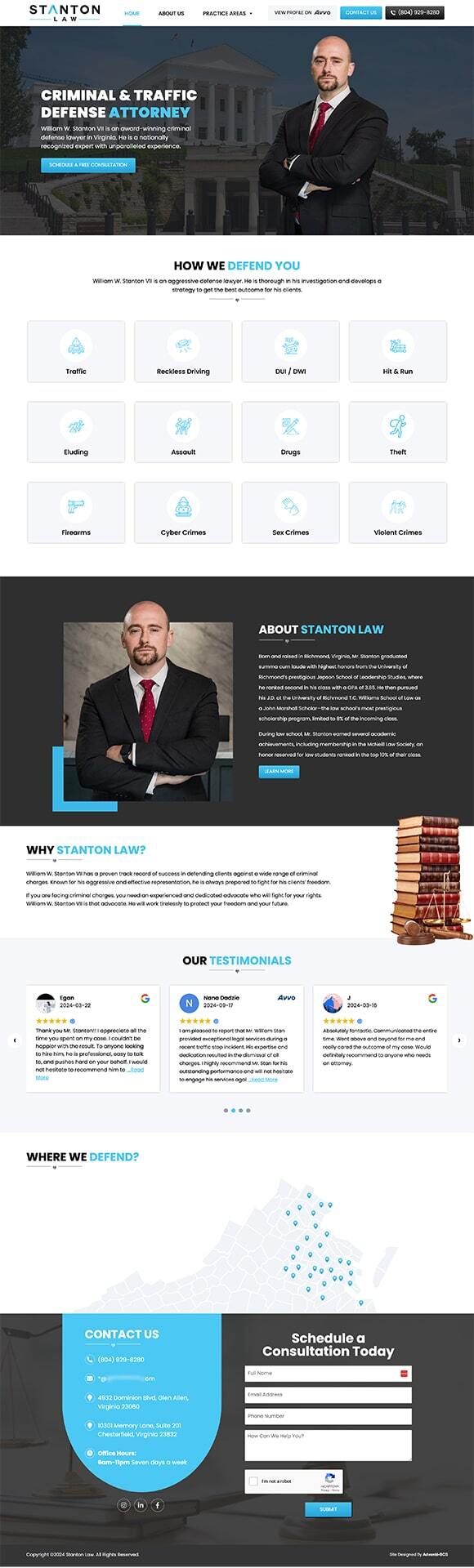 Stanton Law Website