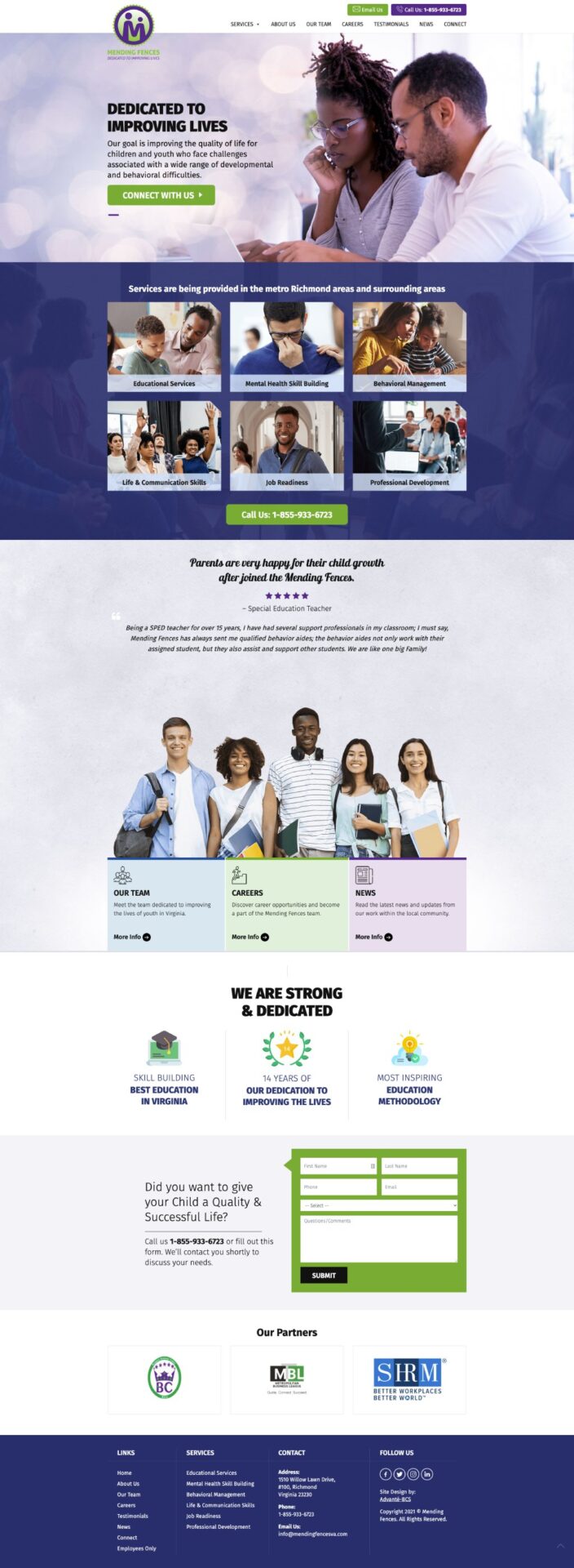 Mending Fences Website