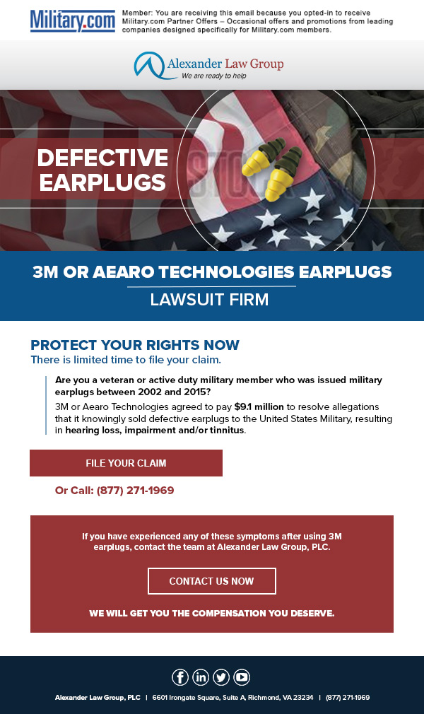 marketing email built for Alexander Law Group