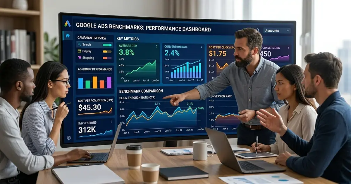 Google Ads Benchmarks: What Are Good Click-Through and Conversion Rates?