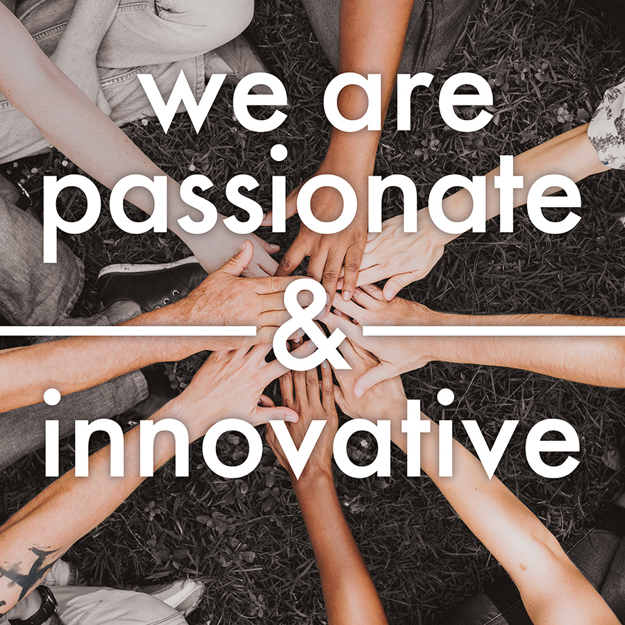 we are passionate and innovative