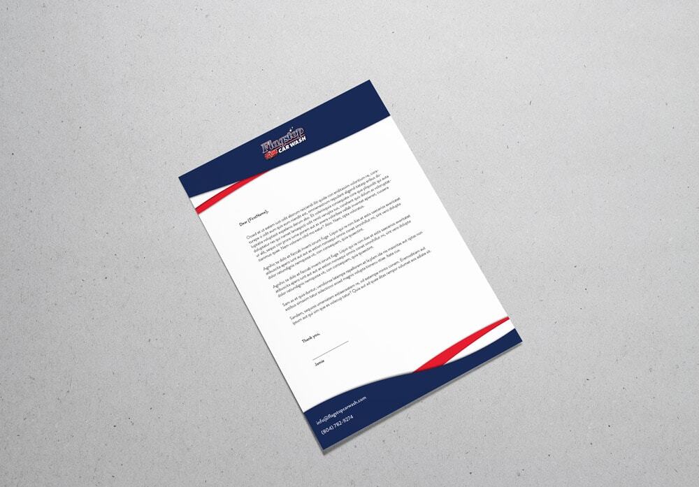 Flagstop Car Wash Letterhead