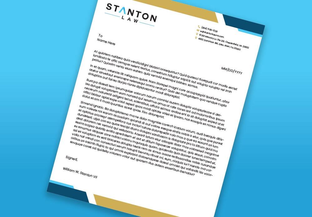 Stanton Law Letterhead