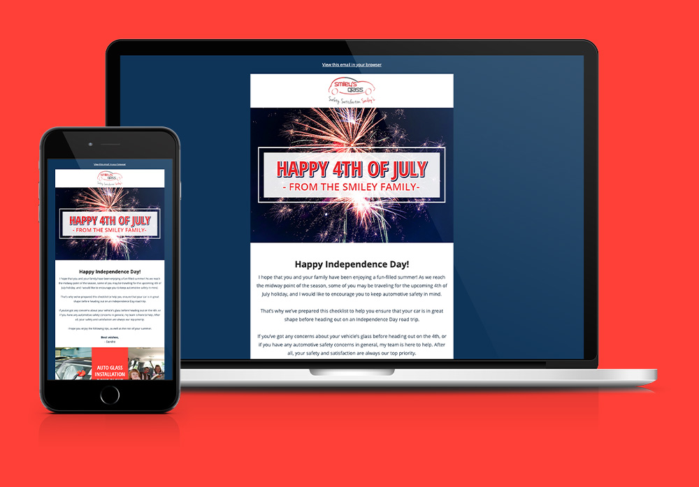 Smiley's Glass Newsletter