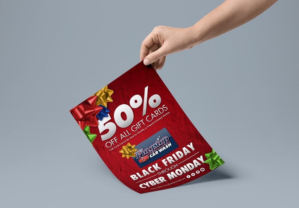 Flagstop Car Wash Print Ad