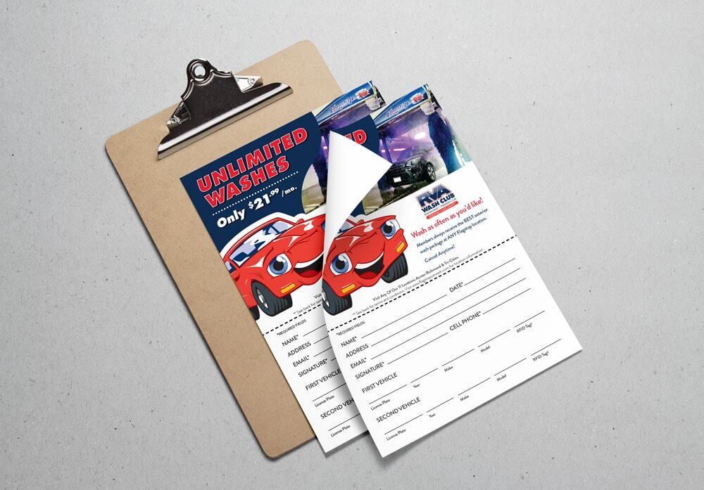 Flagstop Car Wash Print Ad